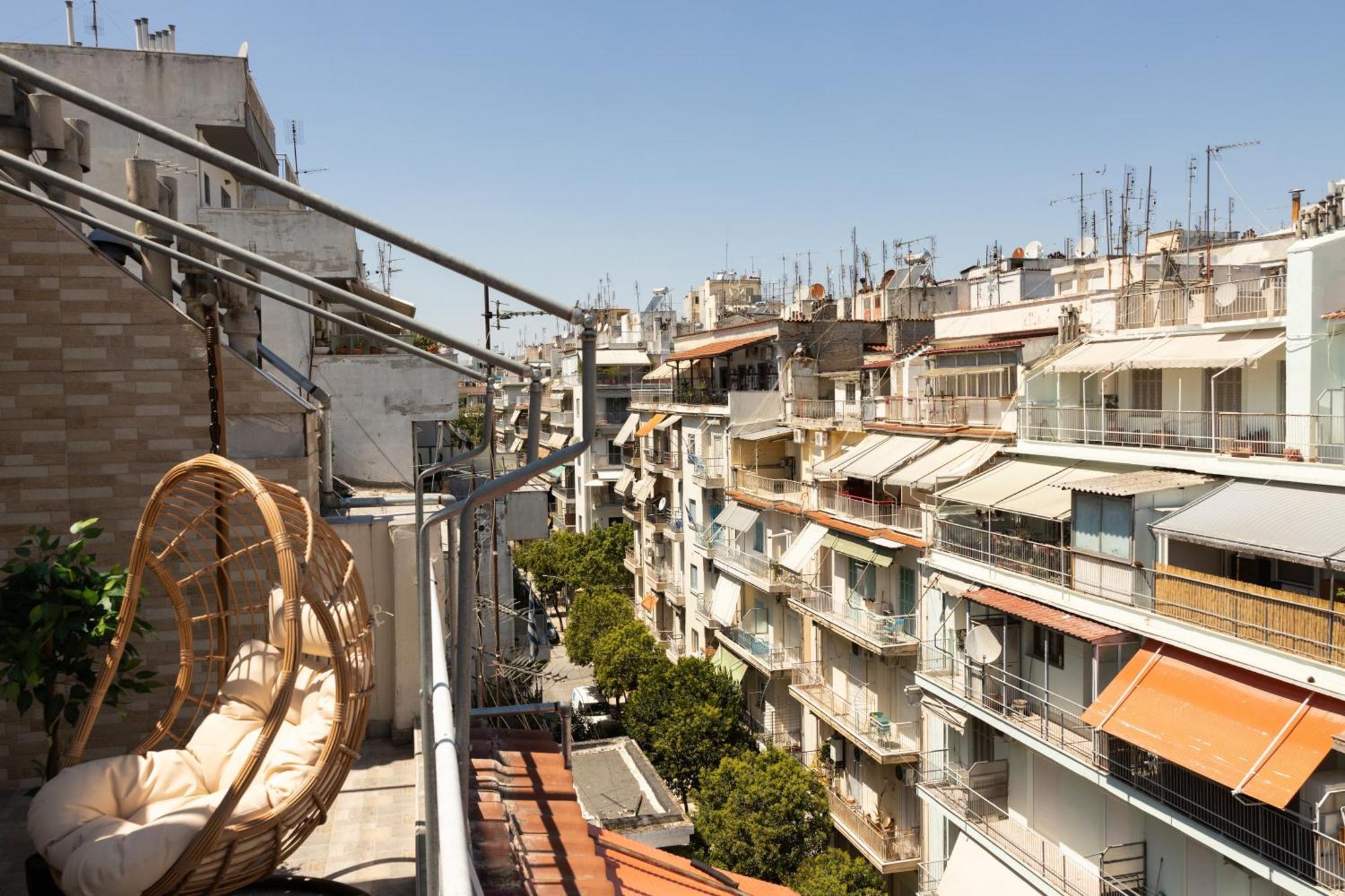 Gem Of Rotonda, City View Penthouse By Binobi! Θεσσαλονίκη Εξωτερικό φωτογραφία